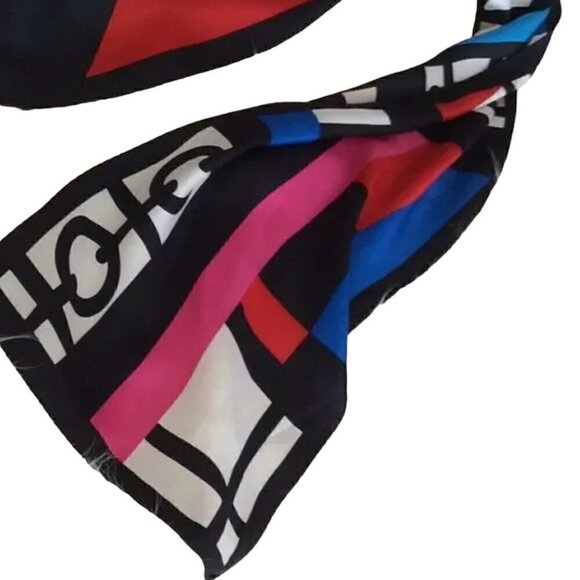 OSCAR de la RENTA 100% silk scarf - Picture 8 of 11